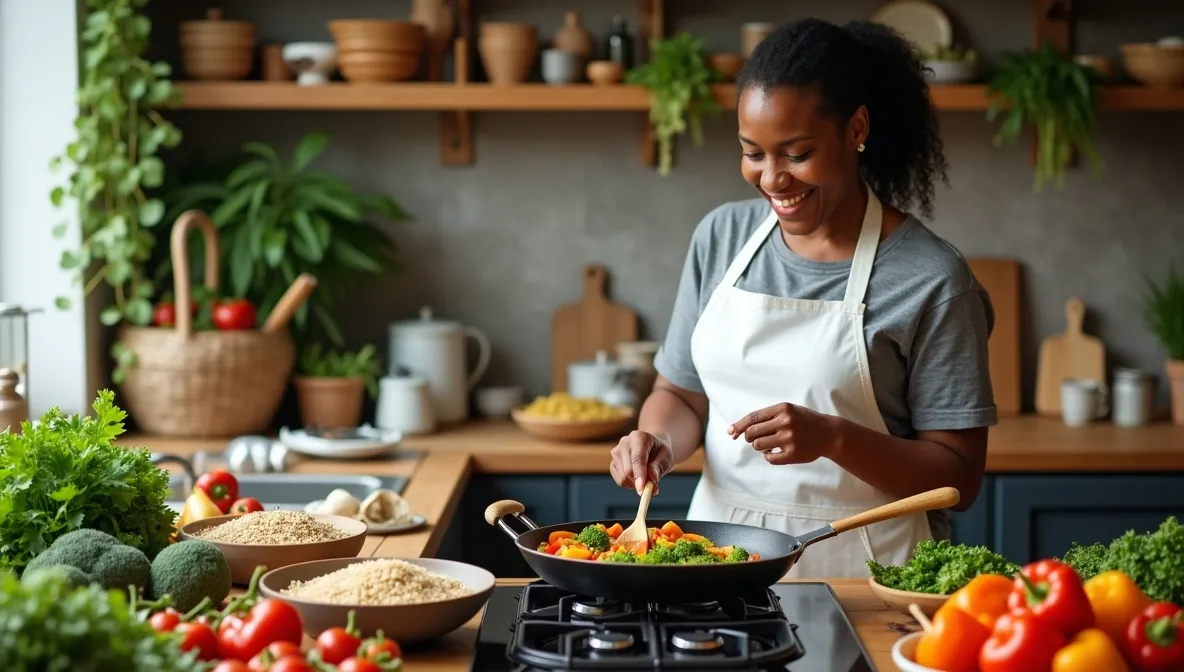 Abstract graphic of connected days suggesting a calm weekly flow